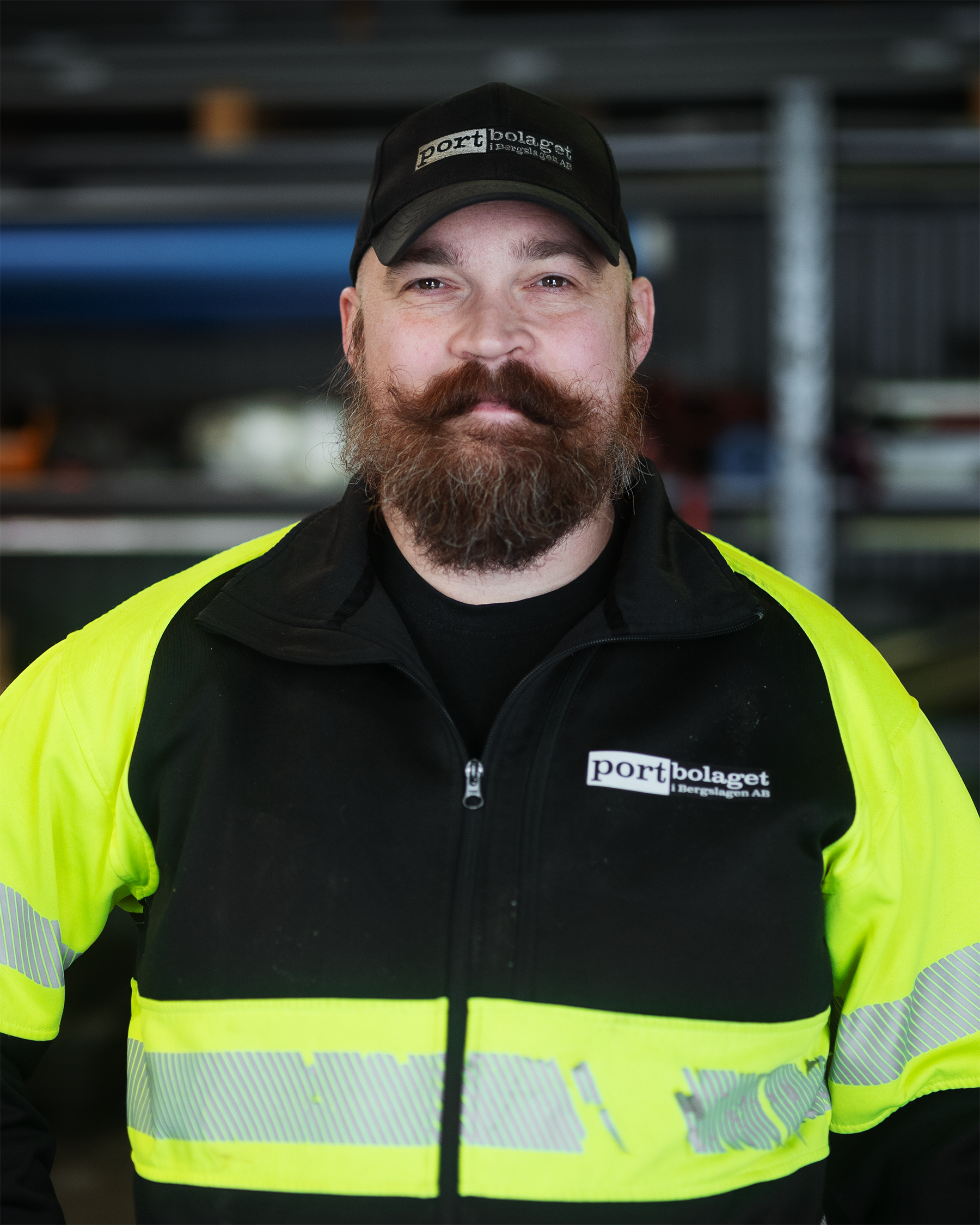 Porträtt på Johan från Portbolaget i Bergslagen – Montage- och serviceansvarig
